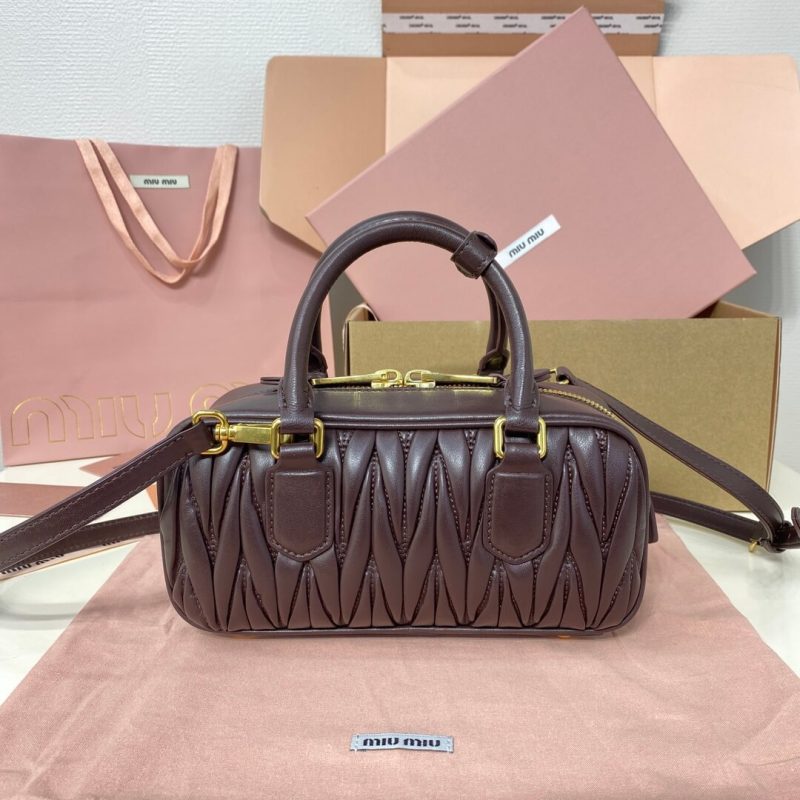 MiuMiu Regular Arcadie matelassé nappa leather bag(high-end grade) - Image 4