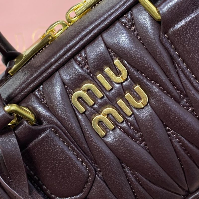 MiuMiu Regular Arcadie matelassé nappa leather bag(high-end grade) - Image 6