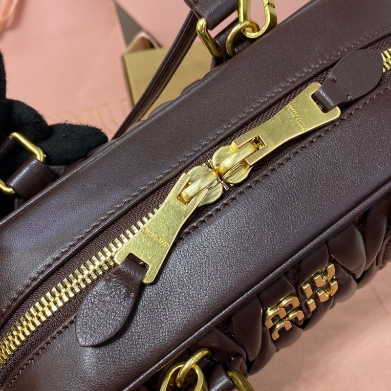 MiuMiu Regular Arcadie matelassé nappa leather bag(high-end grade) - Image 7