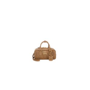MiuMiu Regular Arcadie matelassé nappa leather bag(high-end grade)