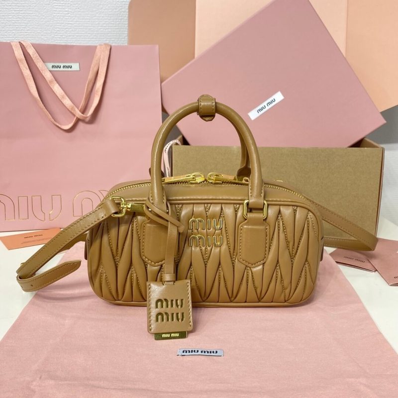 MiuMiu Regular Arcadie matelassé nappa leather bag(high-end grade) - Image 2