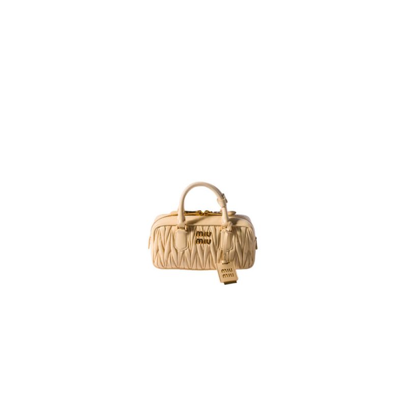 MiuMiu Regular Arcadie matelassé nappa leather bag(high-end grade)
