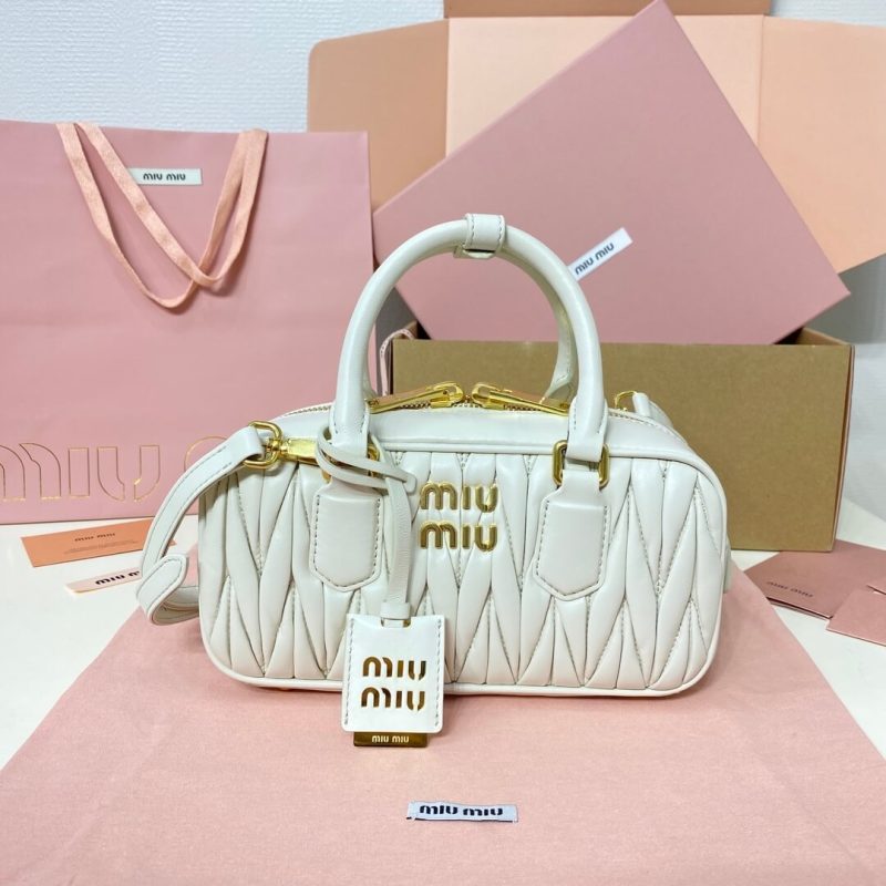 MiuMiu Regular Arcadie matelassé nappa leather bag(high-end grade) - Image 2