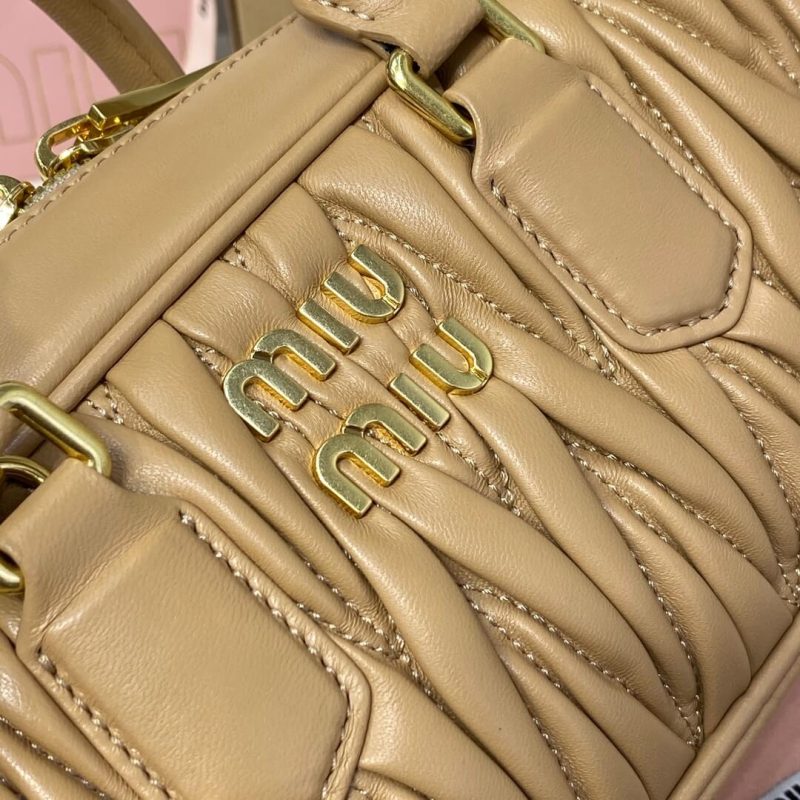 MiuMiu Regular Arcadie matelassé nappa leather bag(high-end grade) - Image 6