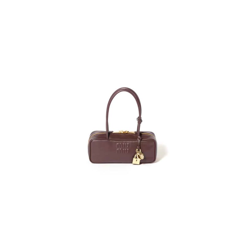 MiuMiu small Beau leather bag(high-end grade)