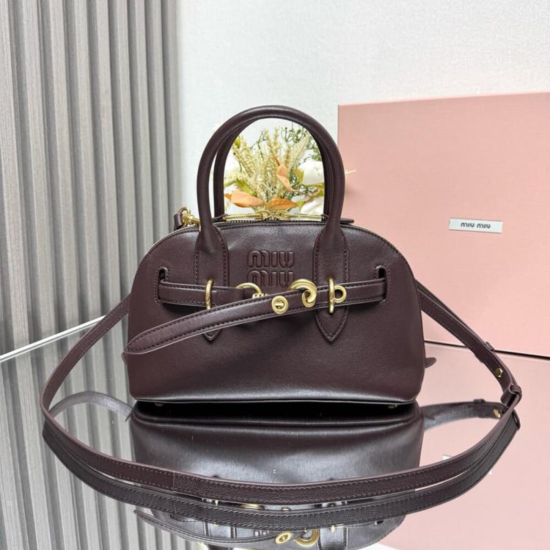 MiuMiu Small Aventure nappa leather top-handle bag (high-end grade) - Image 2