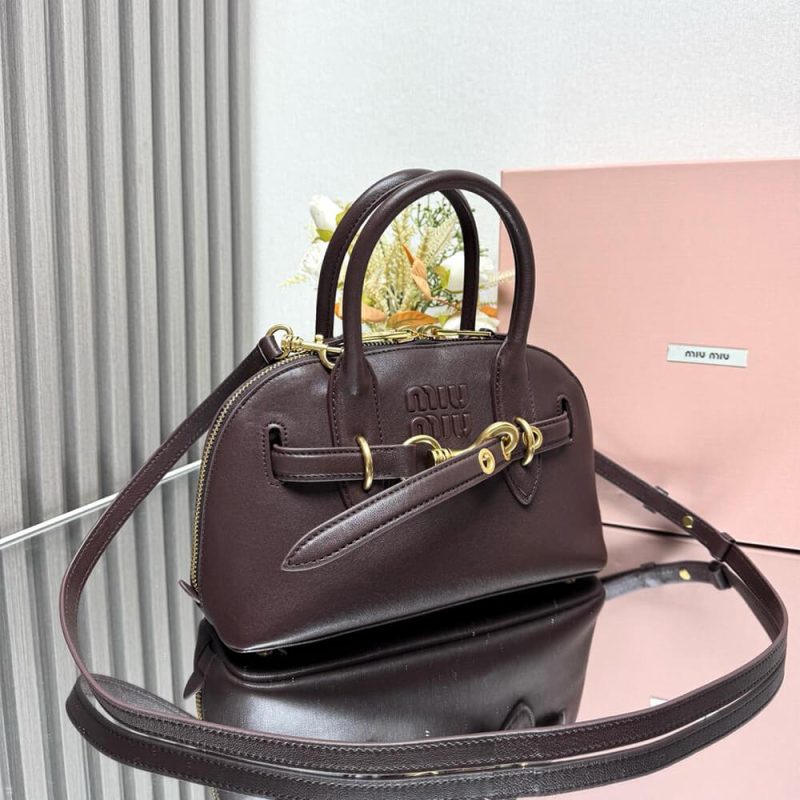 MiuMiu Small Aventure nappa leather top-handle bag (high-end grade) - Image 3
