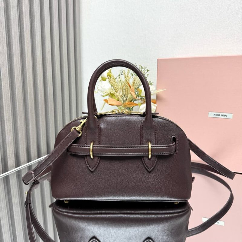 MiuMiu Small Aventure nappa leather top-handle bag (high-end grade) - Image 4
