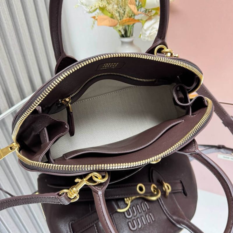 MiuMiu Small Aventure nappa leather top-handle bag (high-end grade) - Image 8