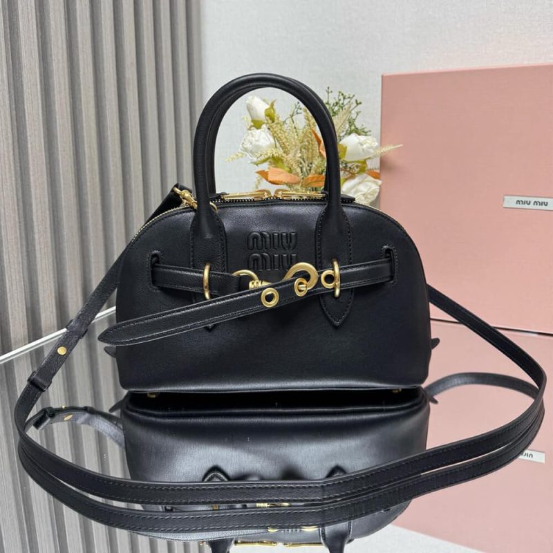 MiuMiu Small Aventure nappa leather top-handle bag (high-end grade) - Image 2