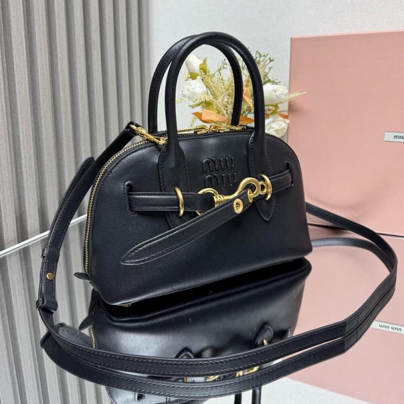 MiuMiu Small Aventure nappa leather top-handle bag (high-end grade) - Image 3