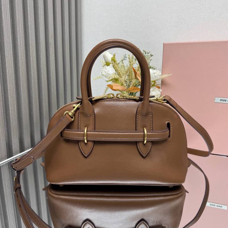 MiuMiu Small Aventure nappa leather top-handle bag (high-end grade) - Image 4