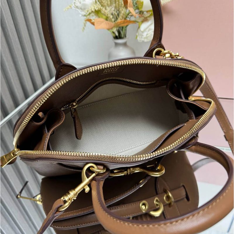 MiuMiu Small Aventure nappa leather top-handle bag (high-end grade) - Image 8