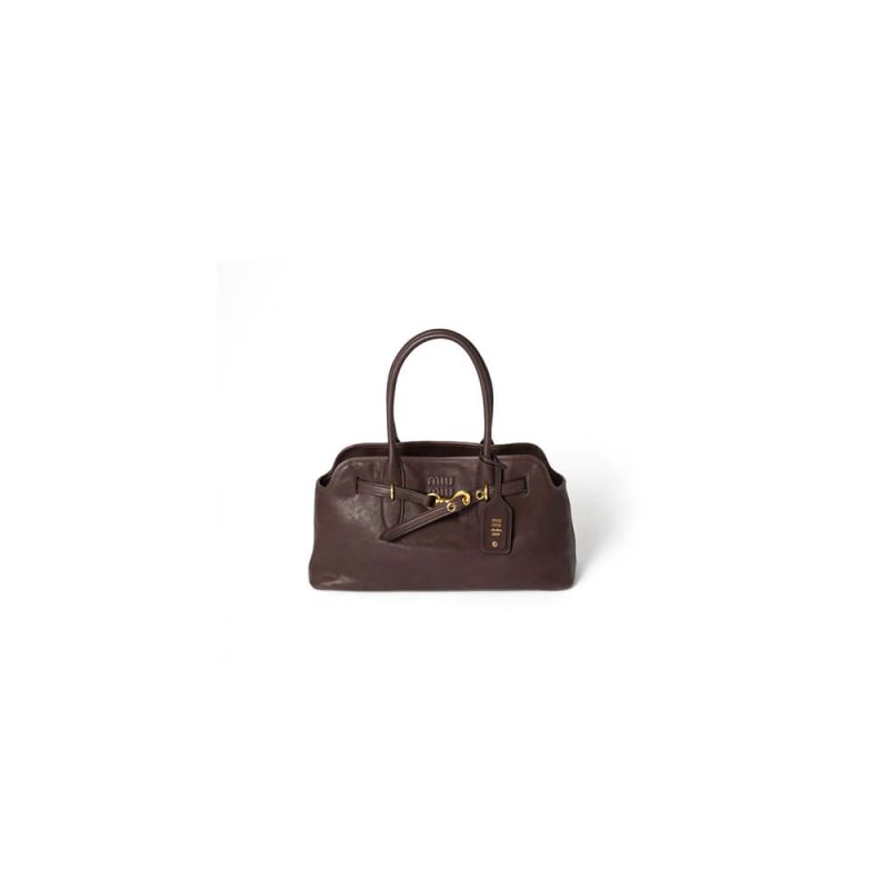MiuMiu Large Aventure nappa leather bag(high-end grade)