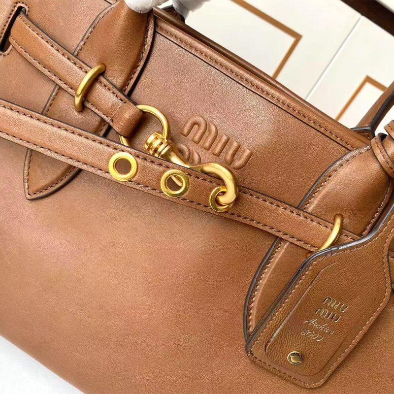 MiuMiu Large Aventure nappa leather bag(high-end grade) - Image 6