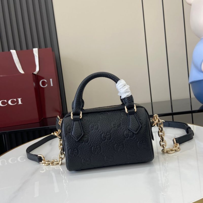 GG Emblem mini boston bag - Image 2