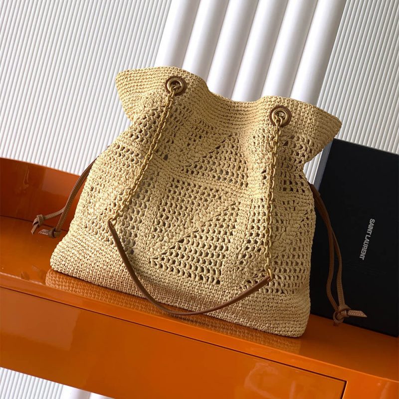YSL JAMIE SHOPPING in raffia(HIGH-END GRADE) - Image 4