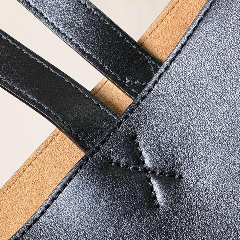 LOEWE Large Puzzle Fold tote in shiny calfskin(HIGH-END GRADE) - Image 6