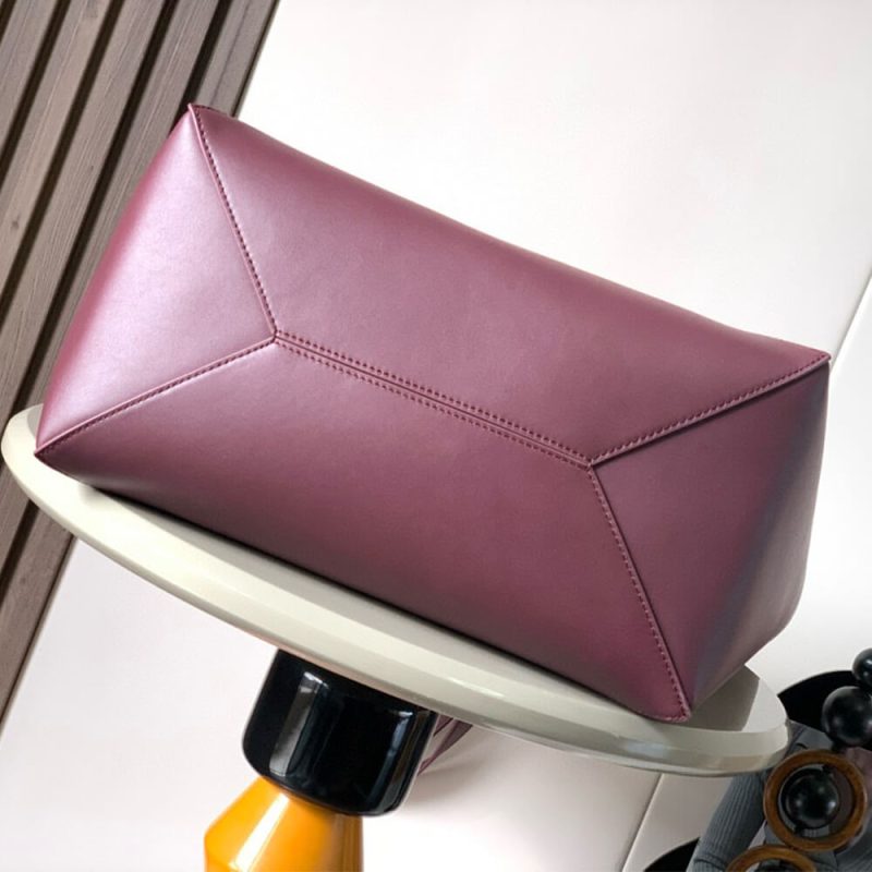 LOEWE Large Puzzle Fold tote in shiny calfskin(HIGH-END GRADE) - Image 5