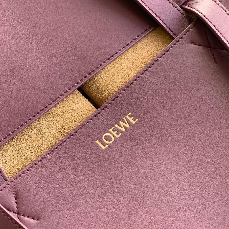 LOEWE Large Puzzle Fold tote in shiny calfskin(HIGH-END GRADE) - Image 6