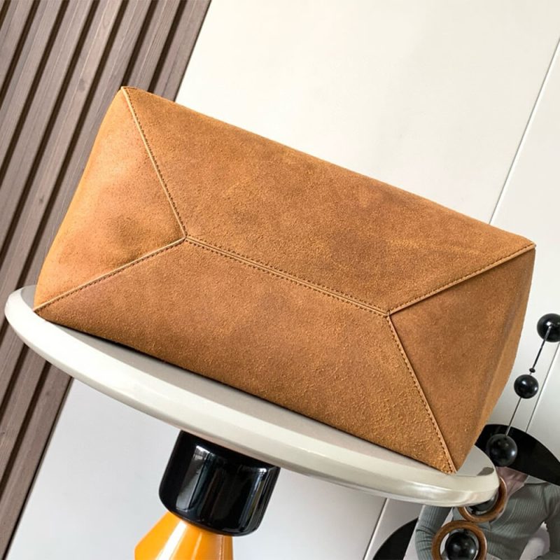 LOEWE Large Puzzle Fold tote in suede calfskin(HIGH-END GRADE) - Image 5