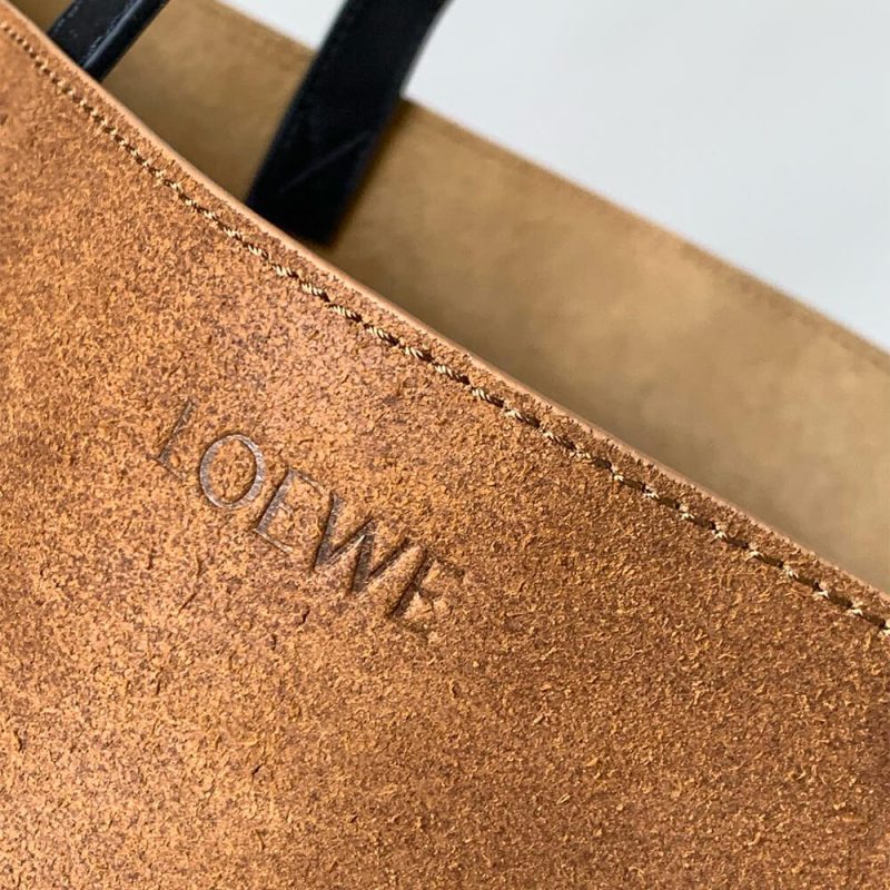 LOEWE Large Puzzle Fold tote in suede calfskin(HIGH-END GRADE) - Image 6