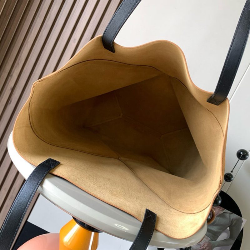 LOEWE Large Puzzle Fold tote in suede calfskin(HIGH-END GRADE) - Image 8