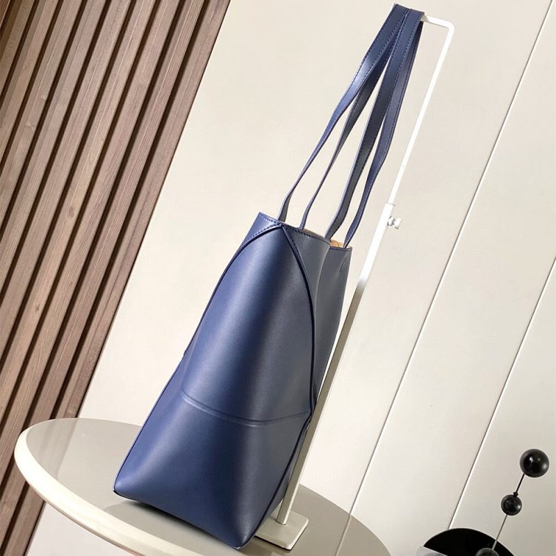 LOEWE Medium Puzzle Fold tote in shiny calfskin(HIGH-END GRADE) - Image 3