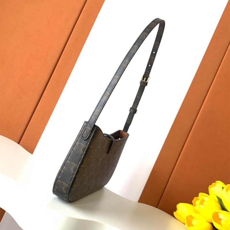 CELINE TINA SHOULDER BAG IN Triomphe canvas - Image 3