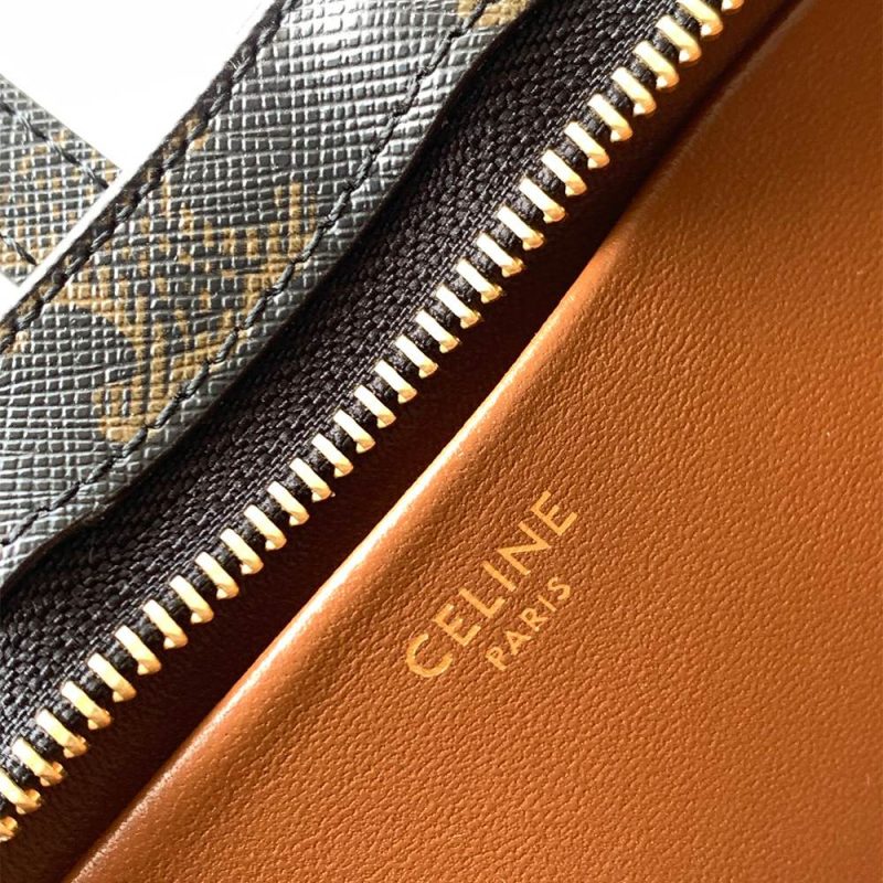 CELINE TINA SHOULDER BAG IN Triomphe canvas - Image 7
