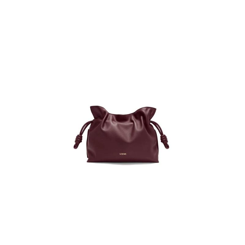 LOEWE Large Flamenco Nappa Leather Clutch(HIGH-END GRADE)
