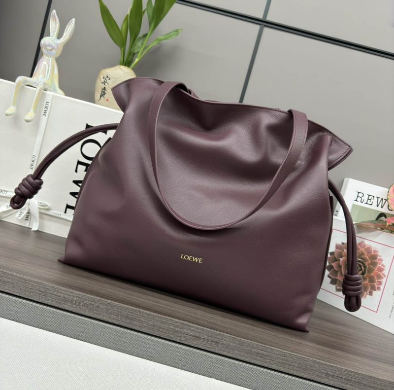 LOEWE Large Flamenco Nappa Leather Clutch(HIGH-END GRADE) - Image 2