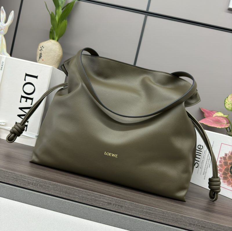 LOEWE Large Flamenco Nappa Leather Clutch(HIGH-END GRADE) - Image 2