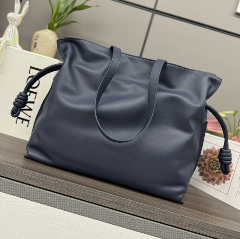 LOEWE Large Flamenco Nappa Leather Clutch(HIGH-END GRADE) - Image 4