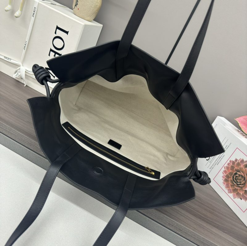 LOEWE Large Flamenco Nappa Leather Clutch(HIGH-END GRADE) - Image 8