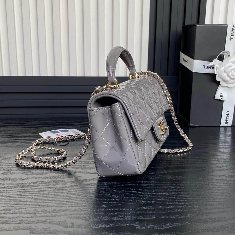 CHANEL Mini Classic Handbag With Top Handle 3 CHANEL Mini Classic Handbag With Top Handle - Image 3