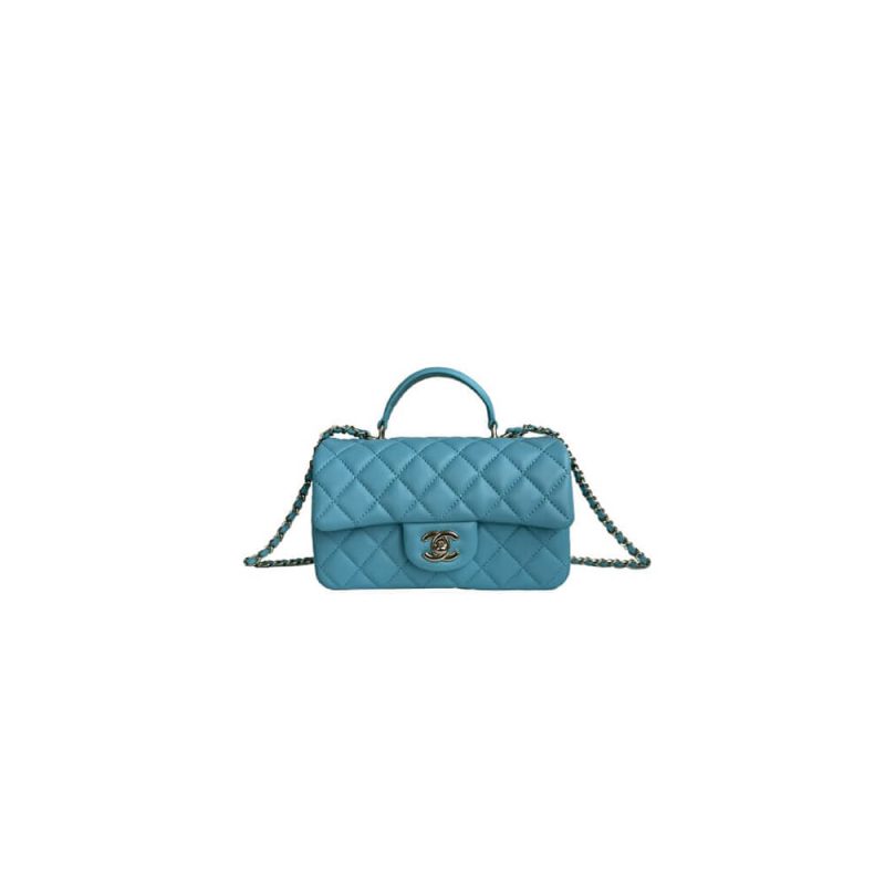 CHANEL Mini Classic Handbag With Top Handle
