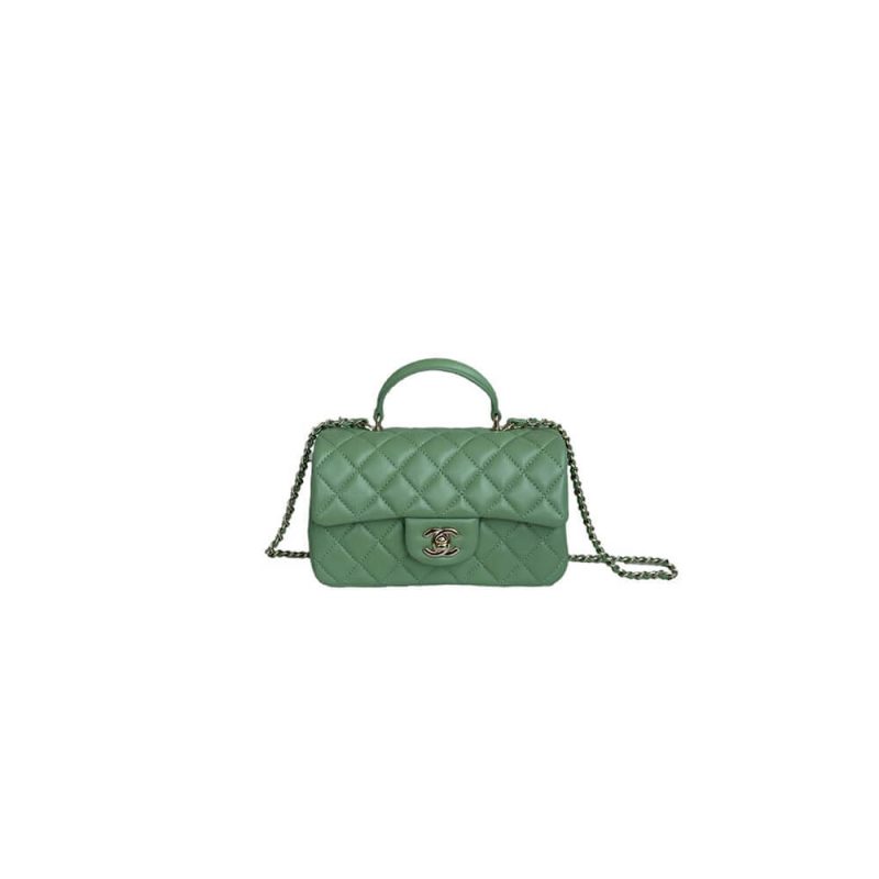CHANEL Mini Classic Handbag With Top Handle
