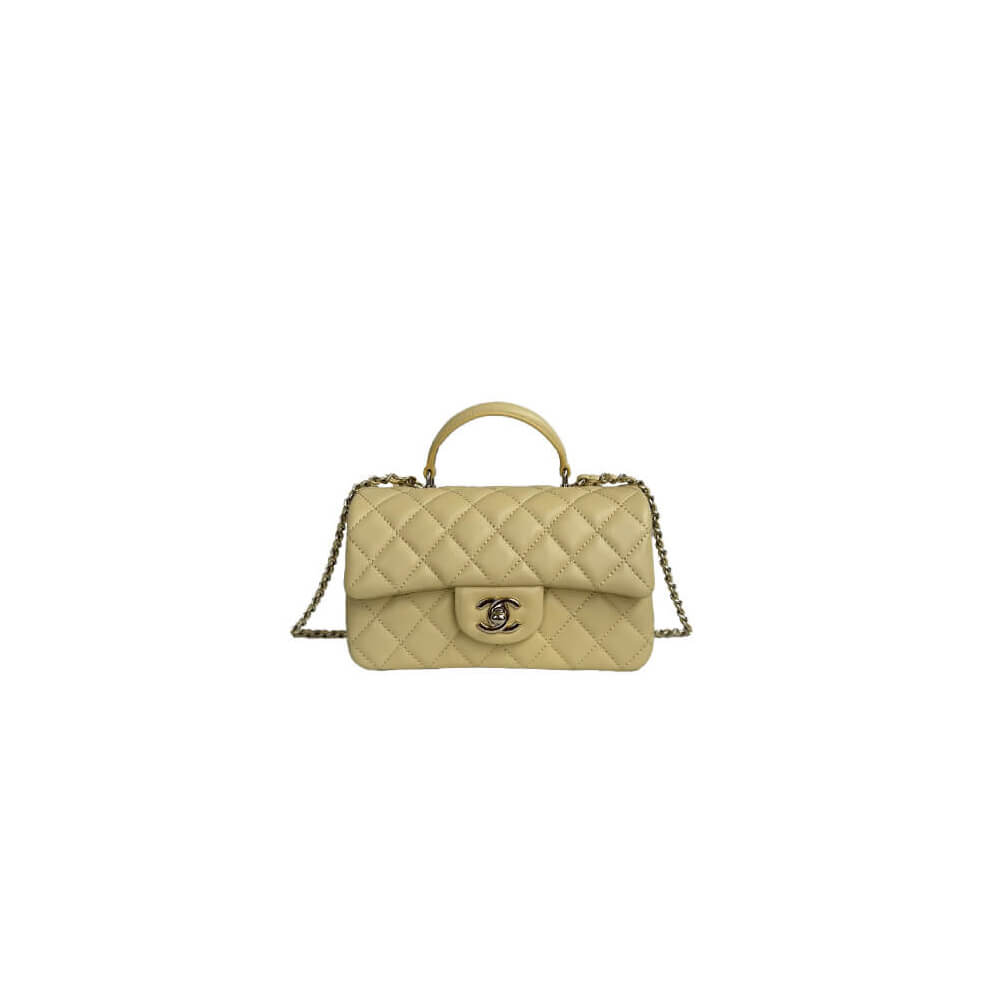 CHANEL Mini Classic Handbag With Top Handle 1 CHANEL Mini Classic Handbag With Top Handle
