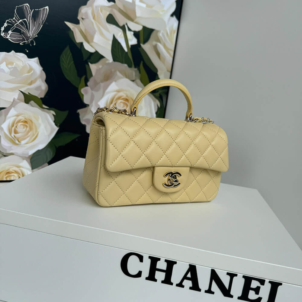 CHANEL Mini Classic Handbag With Top Handle 3 CHANEL Mini Classic Handbag With Top Handle - Image 3