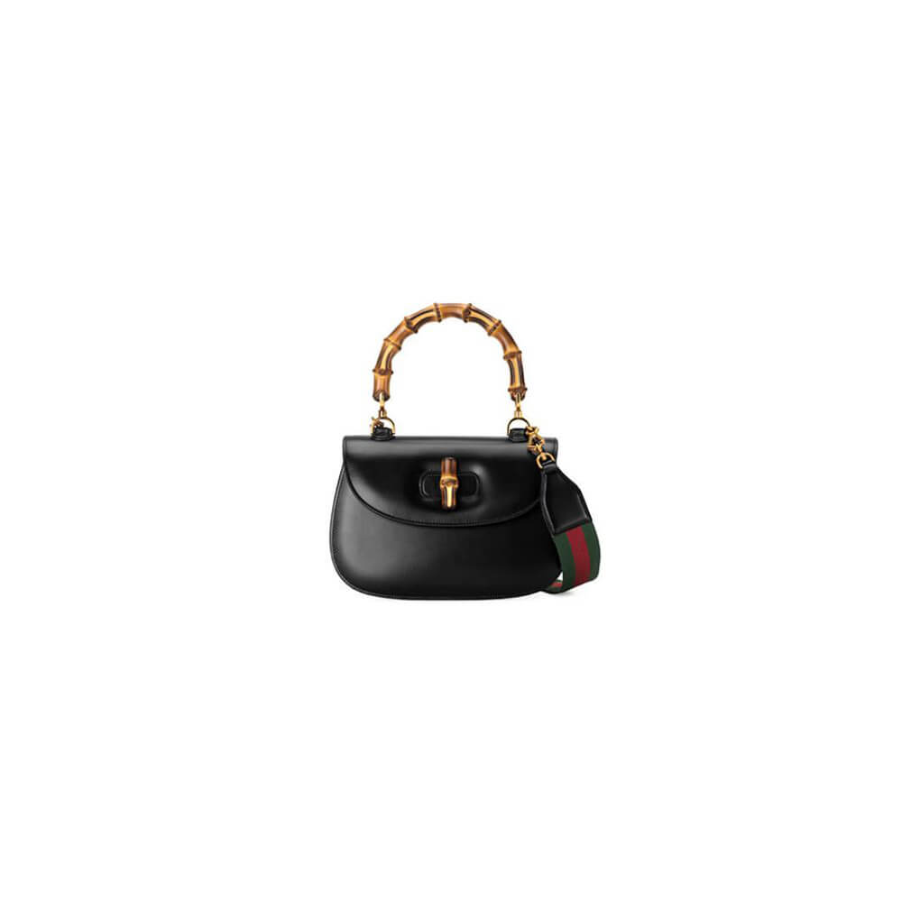 GUCCI BAMBOO 1947 MEDIUM TOP HANDLE BAG 1 GUCCI BAMBOO 1947 MEDIUM TOP HANDLE BAG