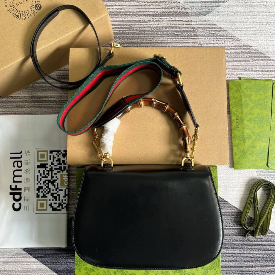 GUCCI BAMBOO 1947 MEDIUM TOP HANDLE BAG 4 GUCCI BAMBOO 1947 MEDIUM TOP HANDLE BAG - Image 4