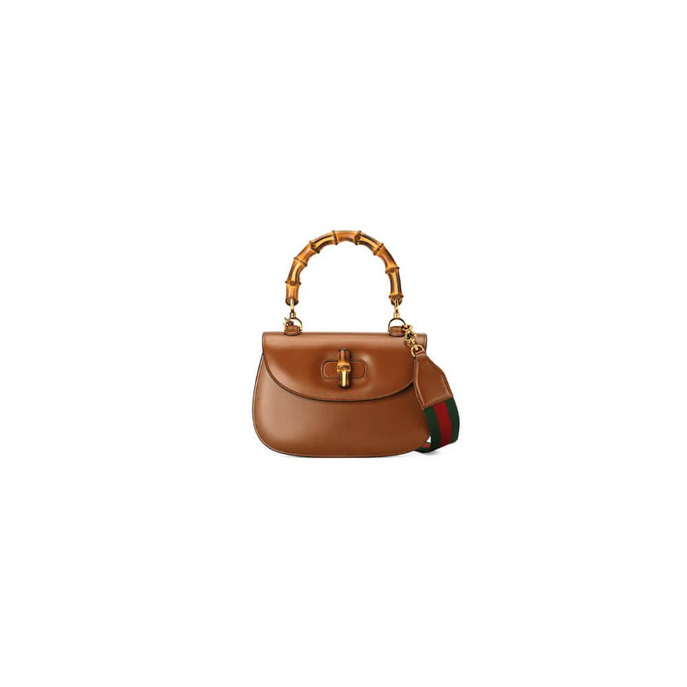 GUCCI BAMBOO 1947 MEDIUM TOP HANDLE BAG 1 GUCCI BAMBOO 1947 MEDIUM TOP HANDLE BAG