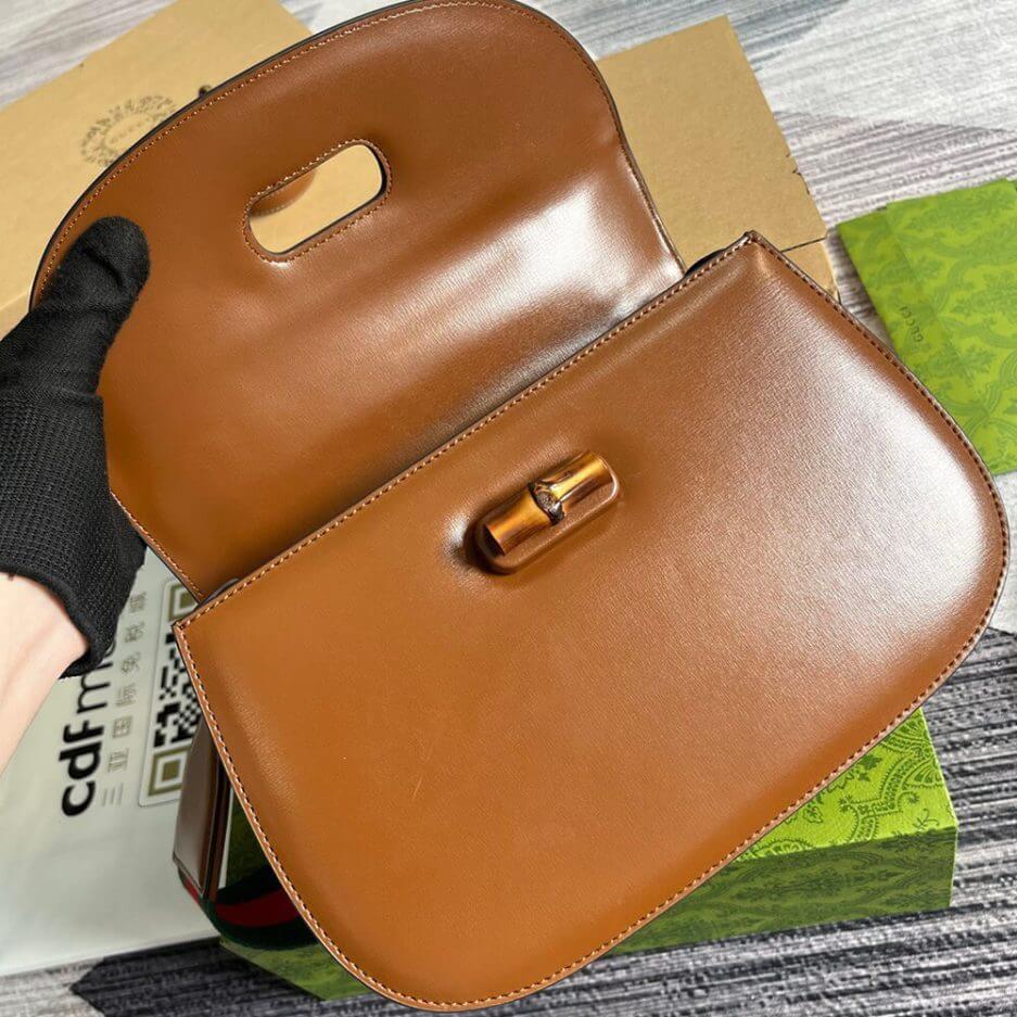 GUCCI BAMBOO 1947 MEDIUM TOP HANDLE BAG 7 GUCCI BAMBOO 1947 MEDIUM TOP HANDLE BAG - Image 7