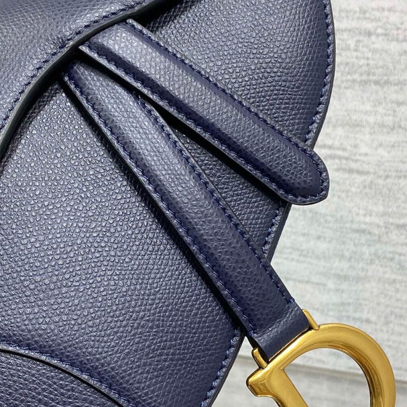 Dior Mini Saddle Bag with Strap - Image 6