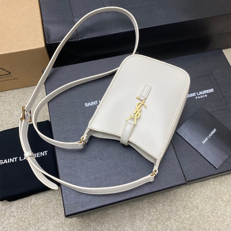 YSL Le 5 à 7 mini vertical bag in shiny leather - Image 5