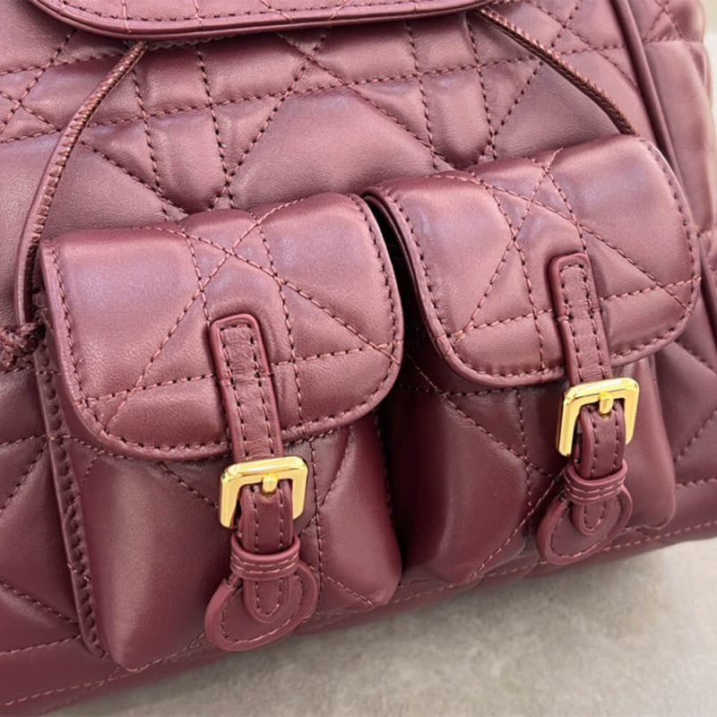 Medium Dior Caro Backpack(High-end Grade) - Image 6
