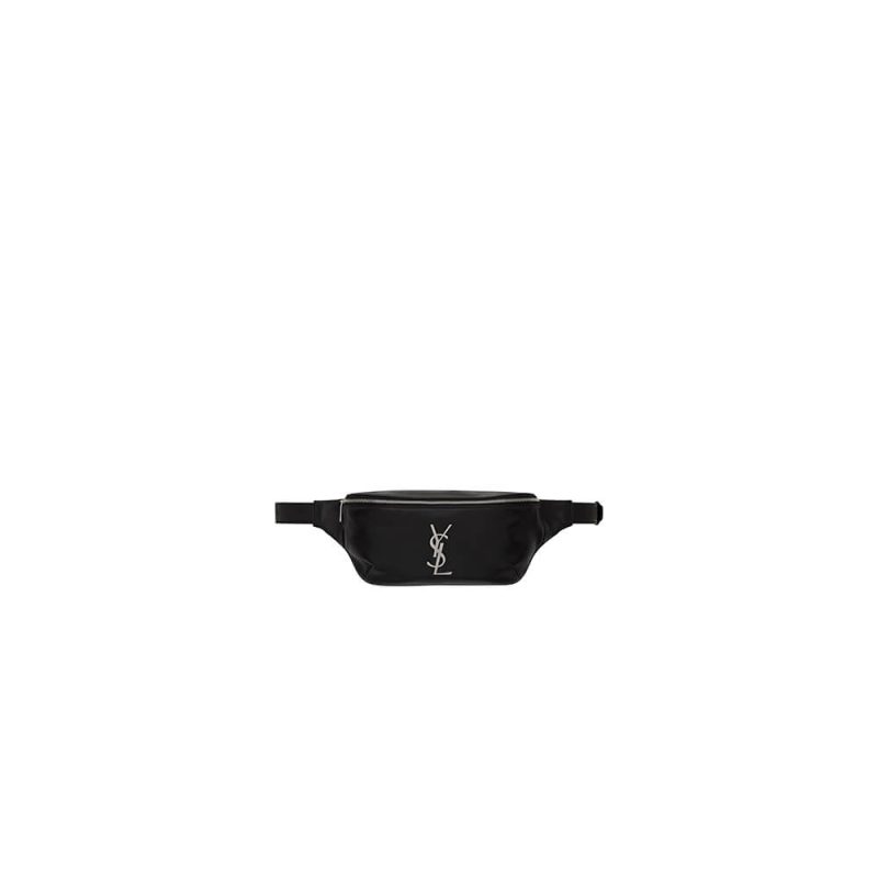 YSL CLASSIC MONOGRAM BELT BAG IN SOFT LAMBSKIN