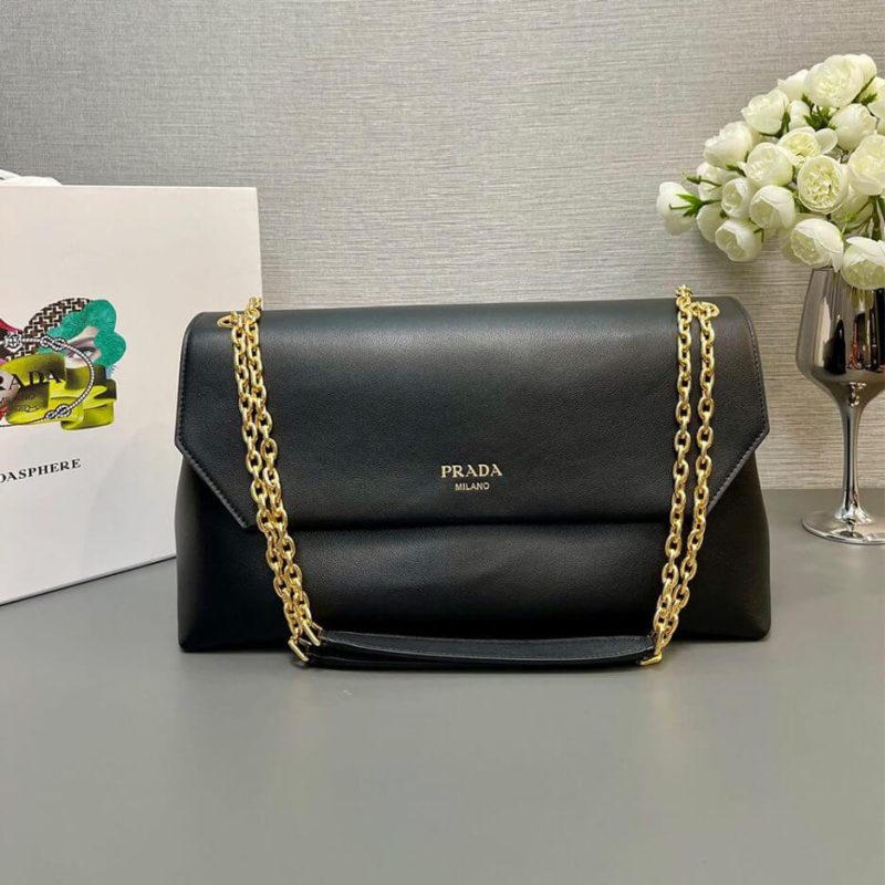 Prada Medium leather shoulder bag (High-end Grade) - Image 2