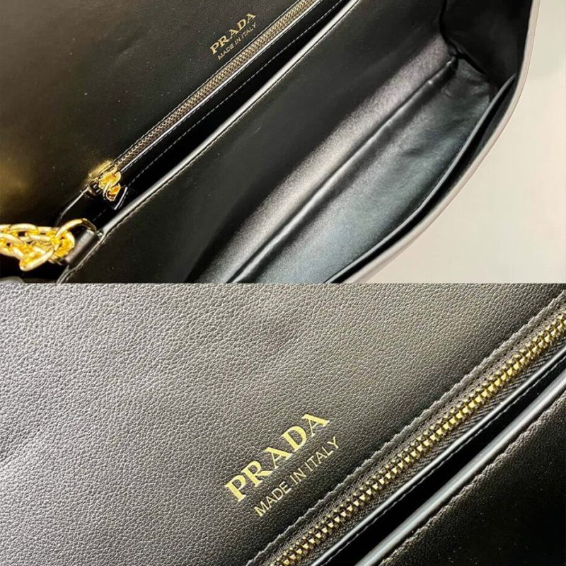 Prada Medium leather shoulder bag (High-end Grade) - Image 7